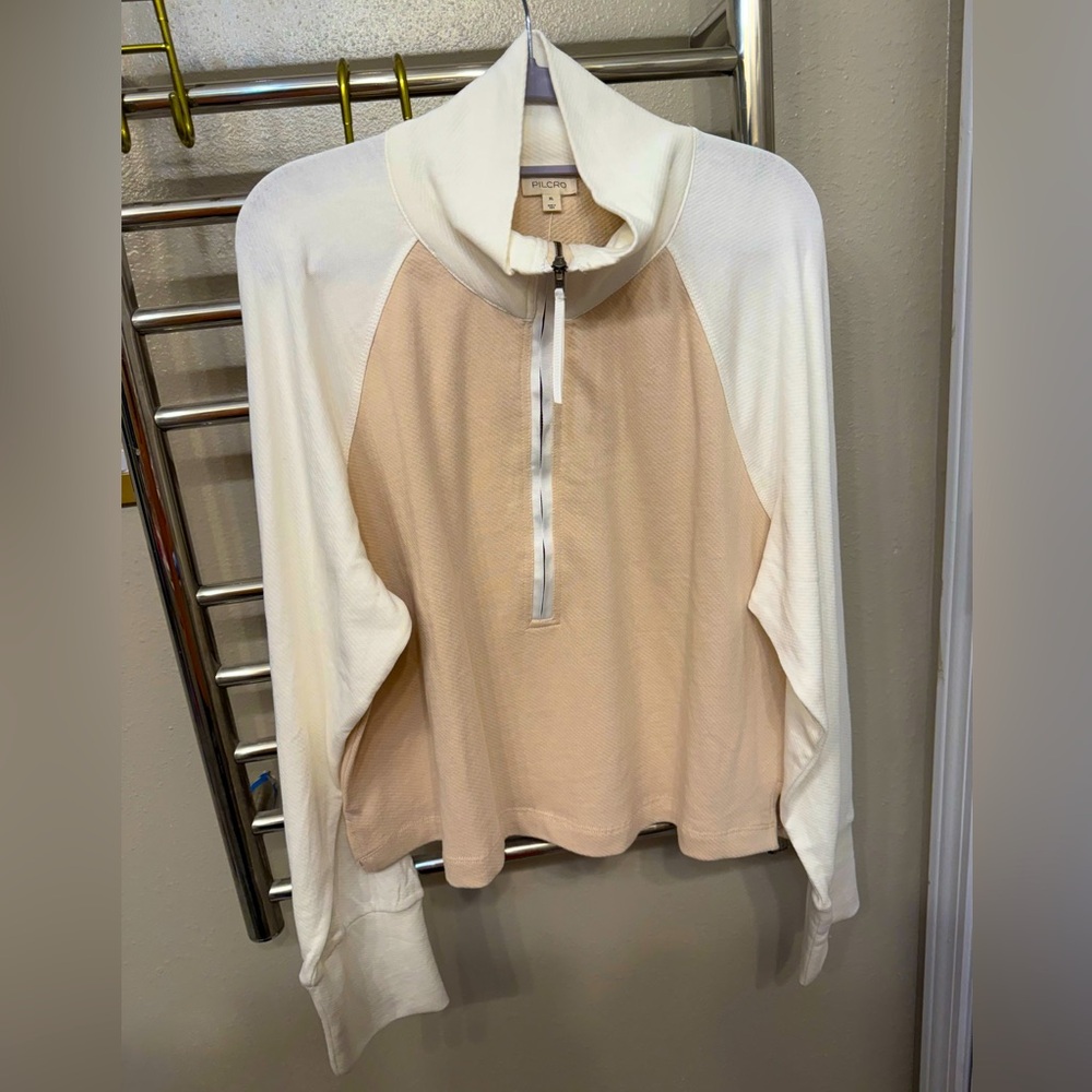 *NWT* Anthropologie Pilcro Collared Half-Zip Pullover